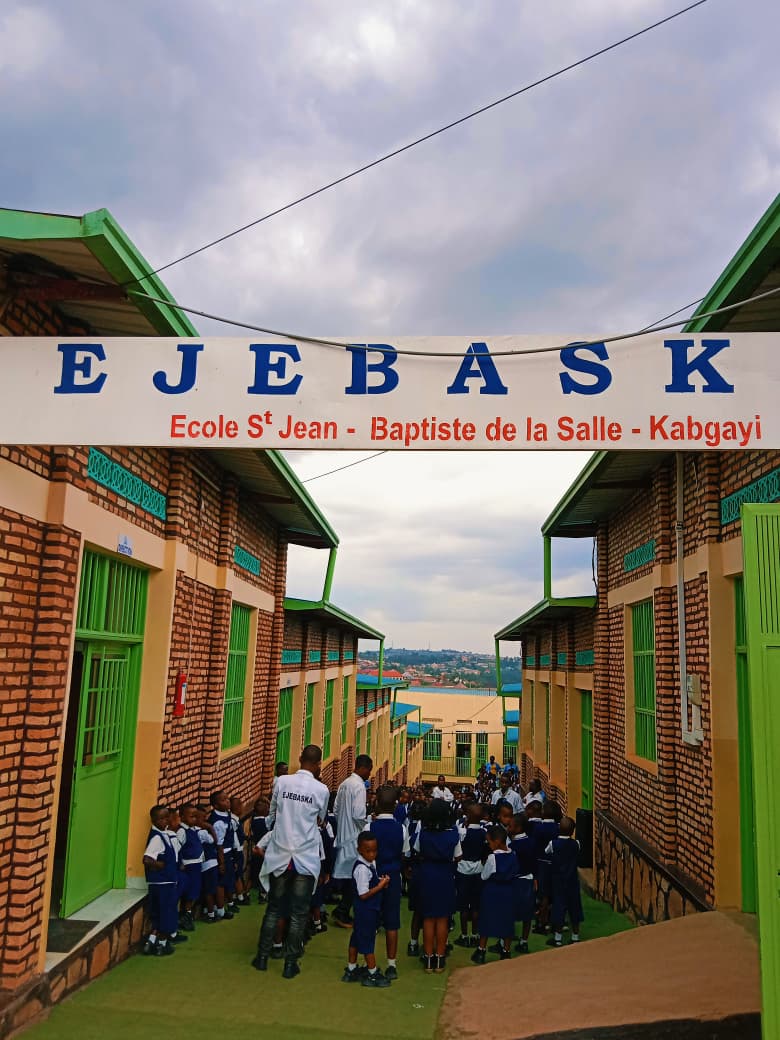 School entrance sign